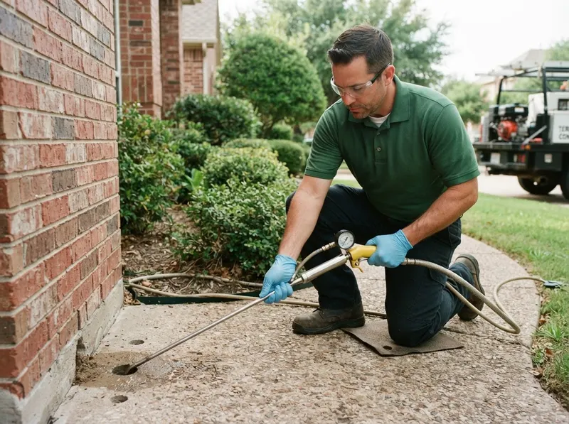 Subterranean Termite Liquid Barrier Treatment in Plano, TX